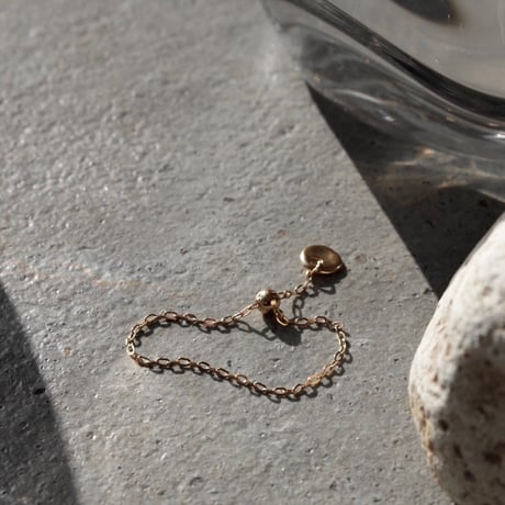 norme tag chain ring (Round type) / SV925＋Gold Plated