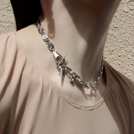Dark metal necklace