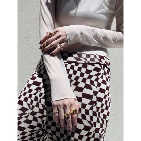 Aging chain cuff ring (1P)