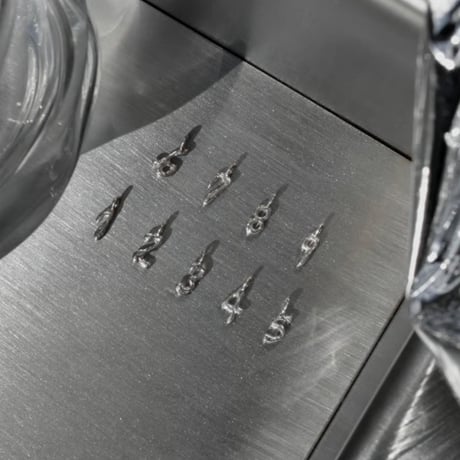 norme numbering mini necklace / SV925