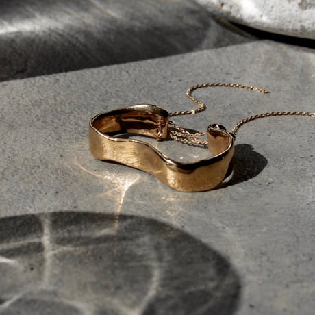 norme playing chain w ring / SV925＋Gold Plated