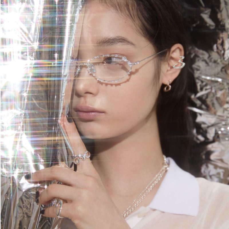 Virtual hook hoop pierce | Soierie Online Store