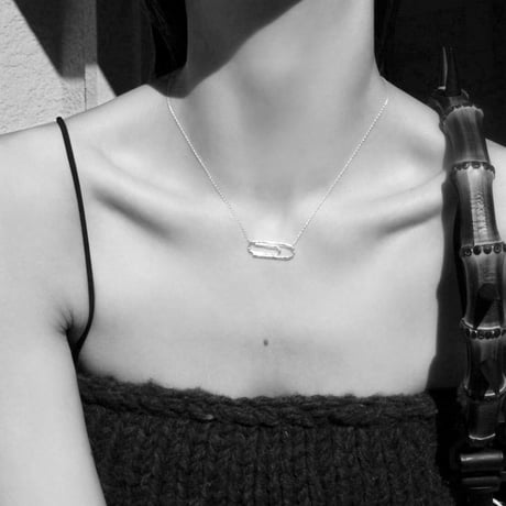 norme uncut clip necklace / SV925＋Gold Plated