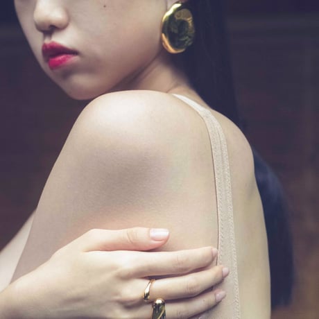 Moist plate earing / Gold