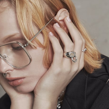 Vintage circle ring