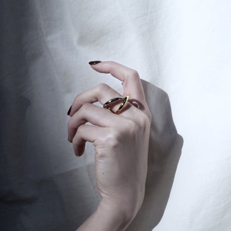 Connect loop earcuff ring (mix color)
