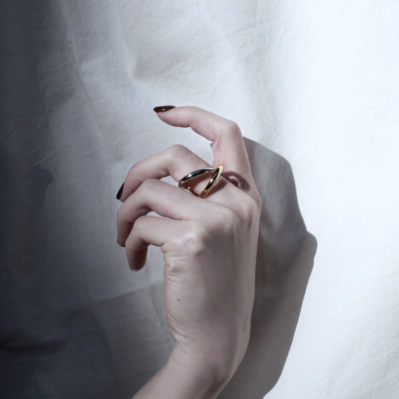 Connect loop earcuff ring (mix color) | Soierie Connect loop earcuff ring (mix color) | Soierie