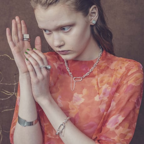 Asymmetry chain ring  [Unisex line]