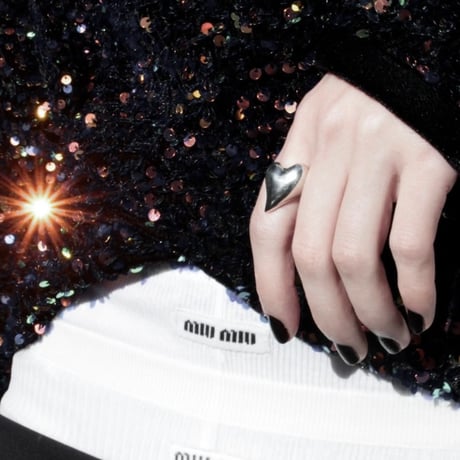 Heart ring / Silver 【Silver 925 product】