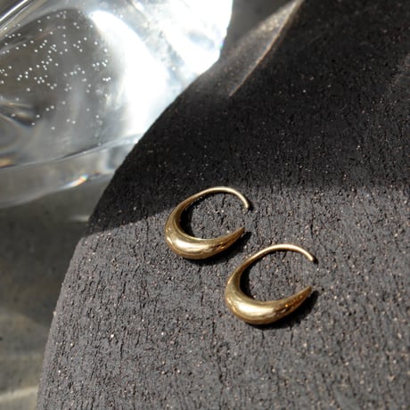 norme clear circle pierce / SV925＋Gold Plated
