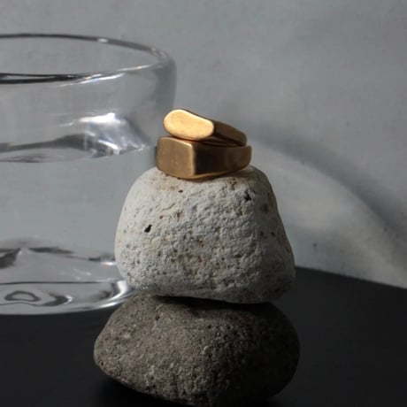 norme ID Ring ② (Matt) / SV925＋Gold Plated