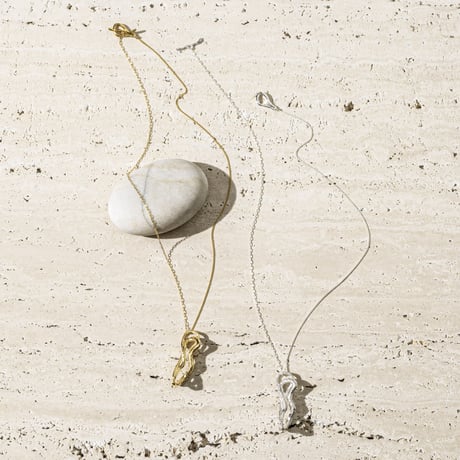 Clay long necklace