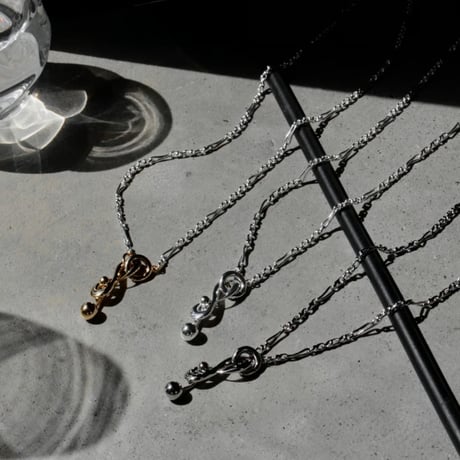Tribal barbell necklace