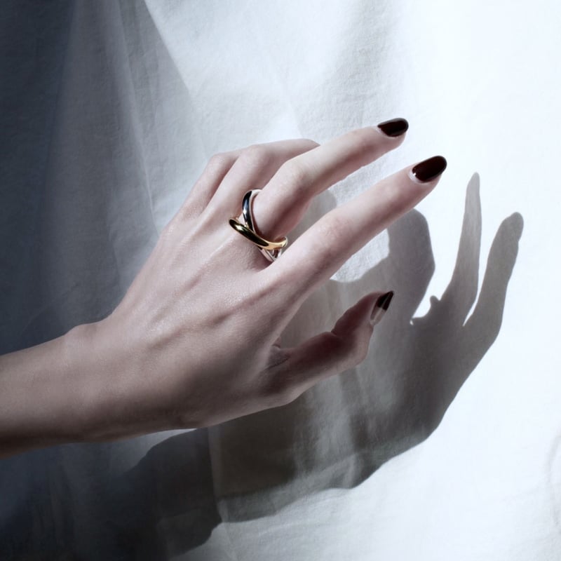 Connect loop earcuff ring (mix color) | Soierie