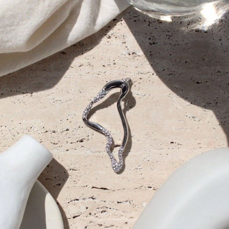 Female shine earing (1P)
