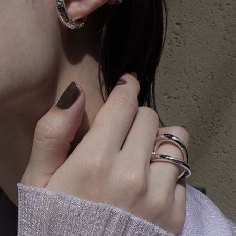 Connect loop earcuff ring (one color)