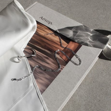 norme standard clear necklace [Unisex line] / SV925