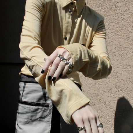 Tribal barbell ring