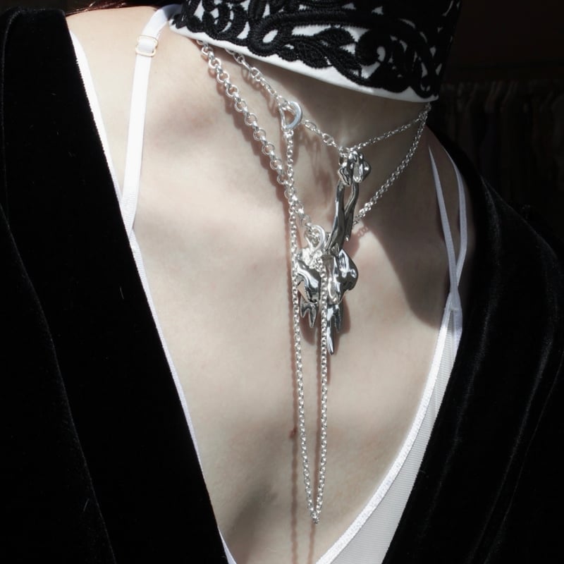 Ribbon necklace | Soierie Online Store