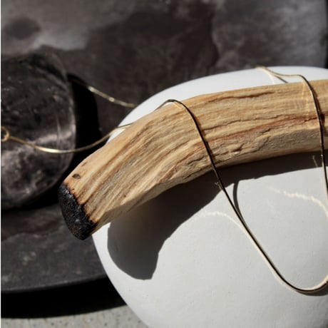 norme polished necklace / K18