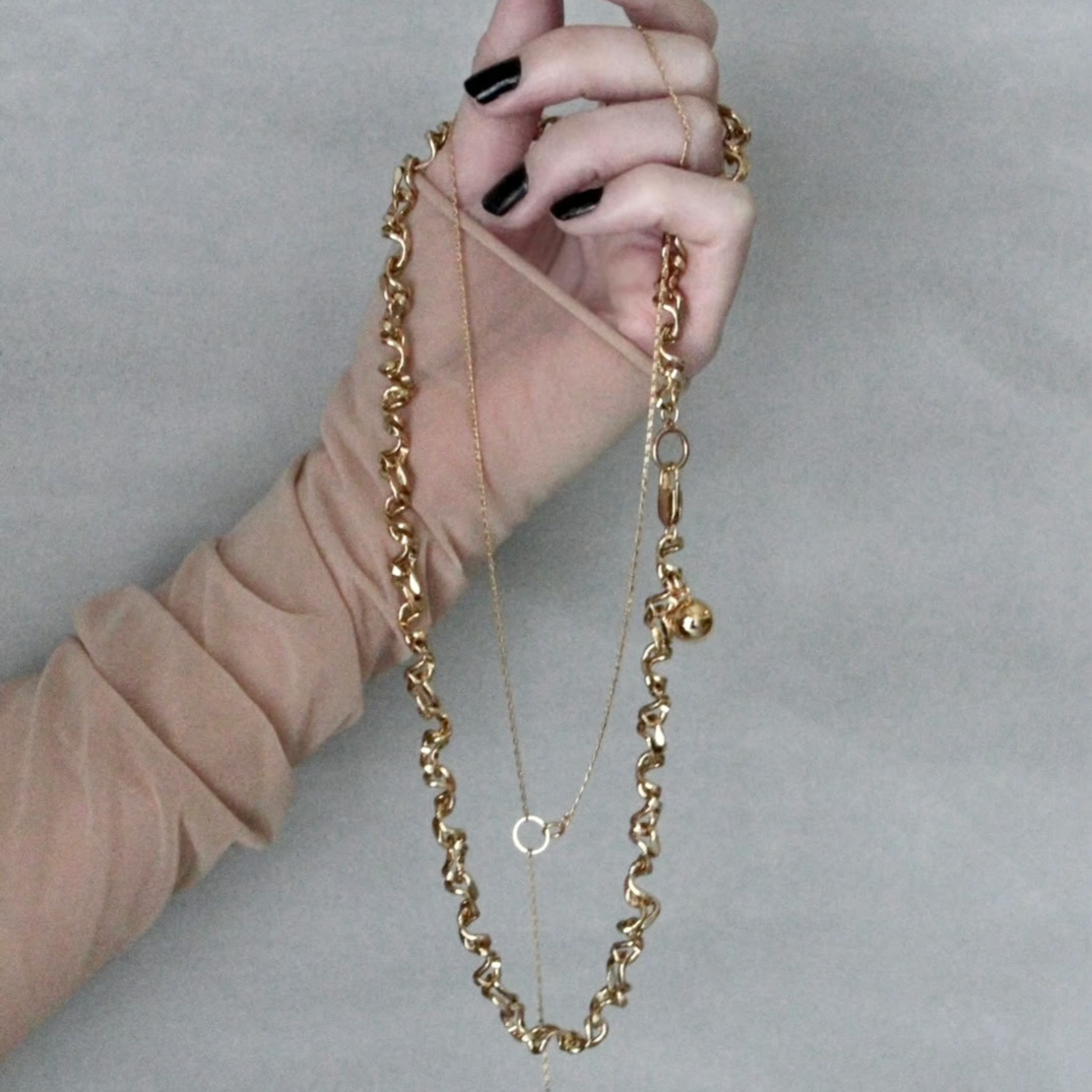 Figue necklace (2P) | Soierie Online Store