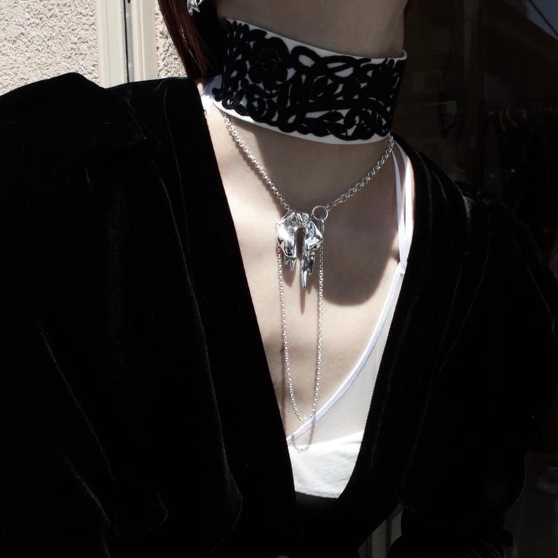 [leeENoir]Romance Ribbon String Necklaceリボンの首輪 leeENoir]Romance Ribbon String Necklaceリボンの首輪