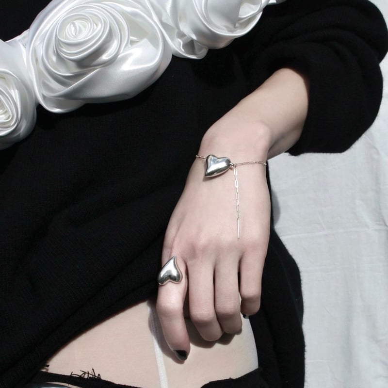 Heart ring / Silver 【Silver 925 product】 | Soie