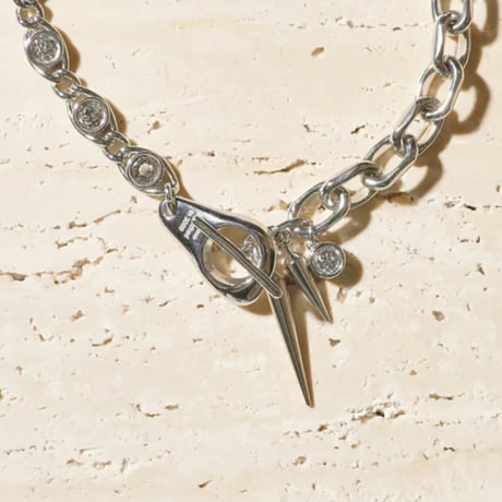 Dark metal necklace