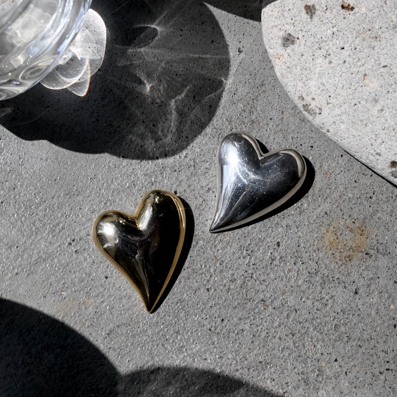 Heart brooch / Silver 【Silver 925 product】 | So