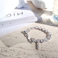 Collar bracelet / Light silver