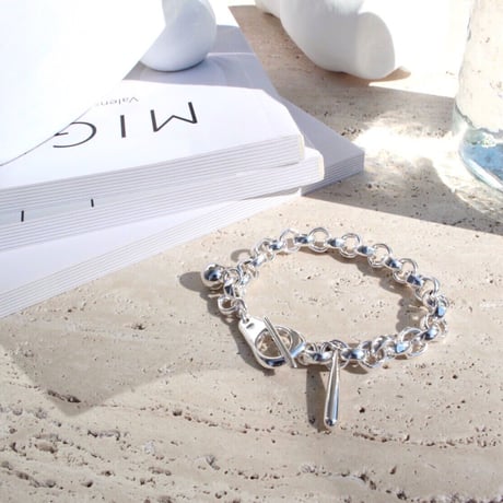 Collar bracelet / Light silver