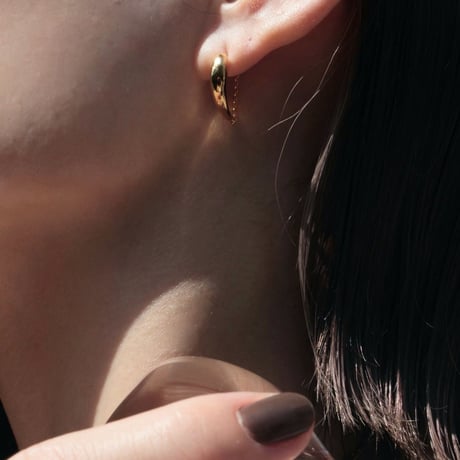 norme first metal pierce / SV925＋Gold Plated