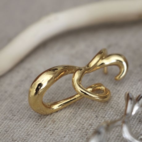 Connect loop earcuff (1P) (one color)