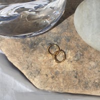 norme halo hoop pierce (Small/2P) / SV925＋Gold Plated
