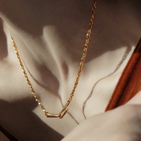 norme dew snake necklace / SV925＋Gold Plated
