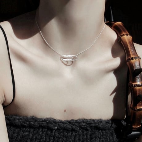 norme uncut clip necklace / SV925