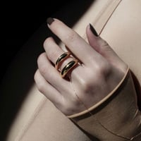 norme earcuff ring (1P)＃12 / SV925＋Gold Plated