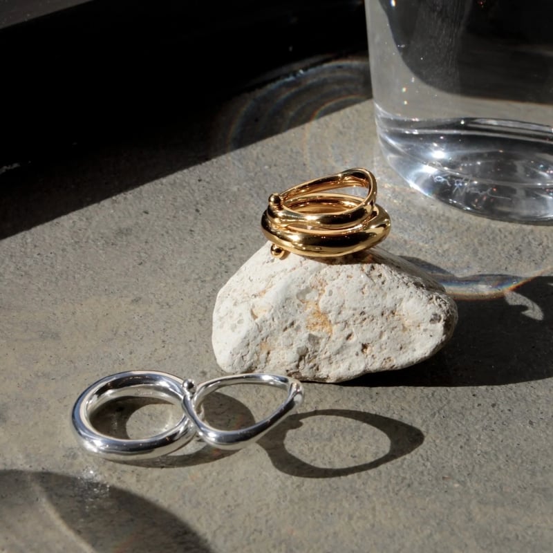 kinetic art ring (one color) | Soierie Online S