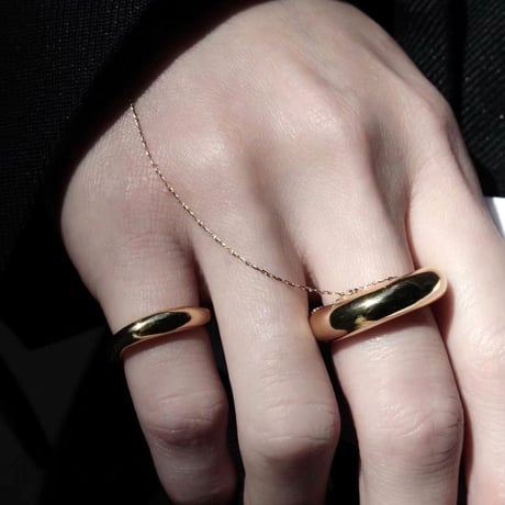 norme sleek earcuff ring (1P) #12 / SV925＋Gold Plated