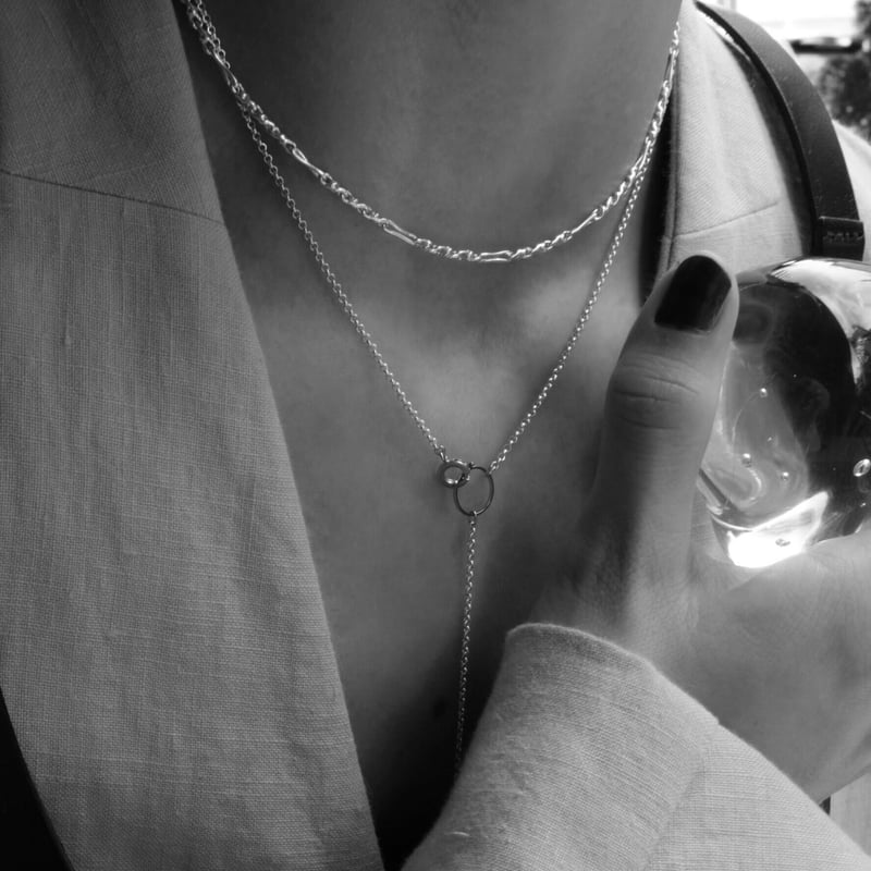 Layered necklace (3P) (mix color) | Soierie Onl