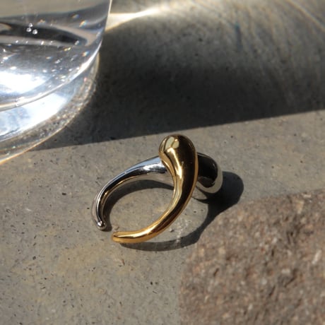 Metal art pinky cuff ring (mix color)