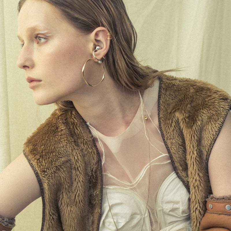 soierie : イヤカフ Hook earcuff ring | Soierie Online Store