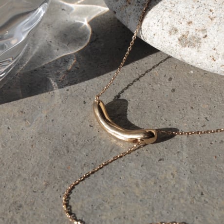 norme lattice necklace / SV925＋Gold Plated