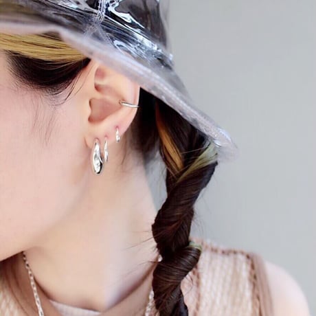 Halo hoop pierce (Small/2P) / Silver