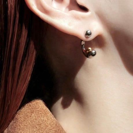 Kinetic parts hoop pierce (mix color)