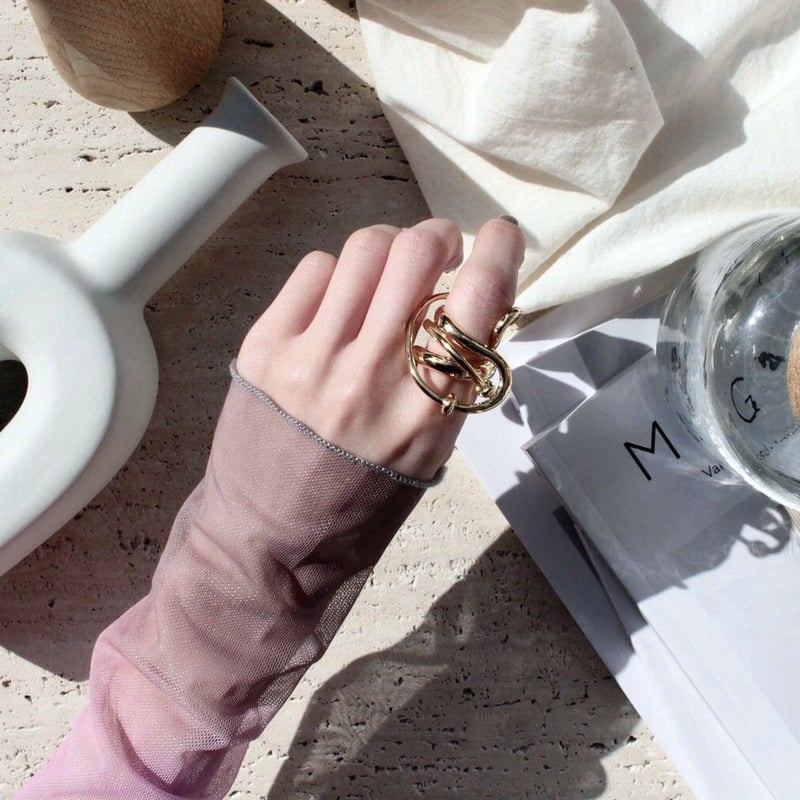 Neo coil earcuff ring (one color) | Soierie Onl Neo coil earcuff ring (one color) | Soierie Onl