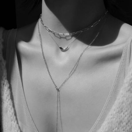 norme third necklace / SV925＋Gold Plated