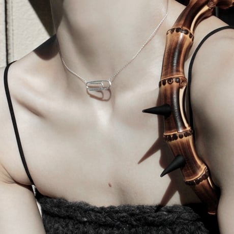 norme uncut clip necklace / SV925