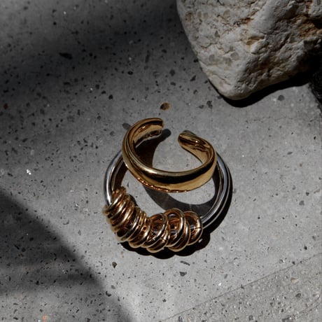Infinity coil cuff ring (mix color)