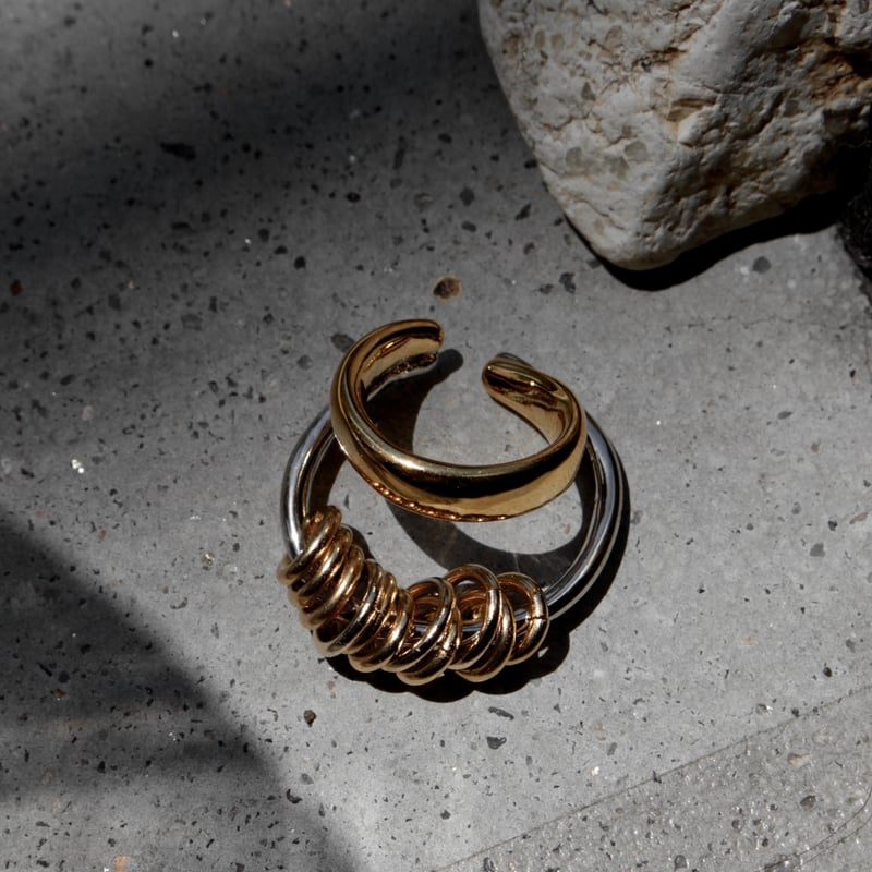 Infinity coil cuff ring (mix color) | Soierie O